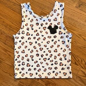 Women’s Disney & Mickey Leopard Print Tank Top - Fits like a Medium